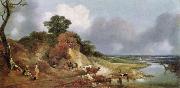 Thomas Gainsborough Landschaft mit dem Dorfe Cornard oil